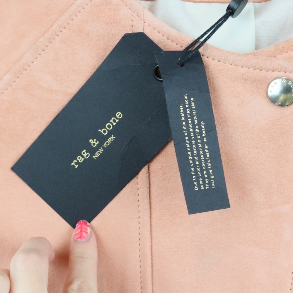 Rag & Bone Hollander Jacket - Pink - Picture 4 of 8